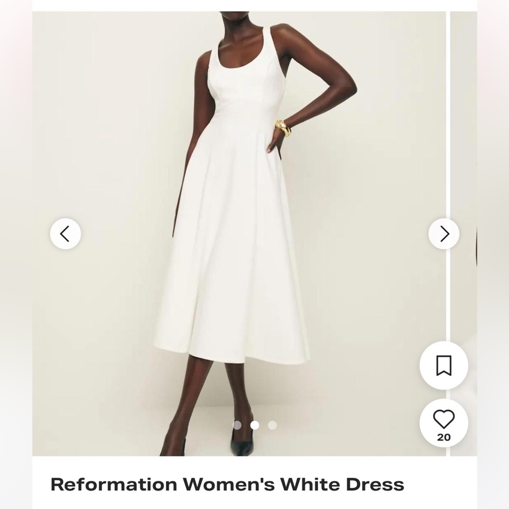Reformation Mikol Knit Dress Brand-new